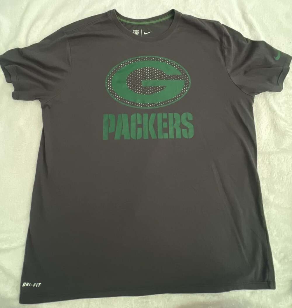 Nike Green Bay Packers NFL Training Dri-FIT T-Shirt Athletic Cut XL